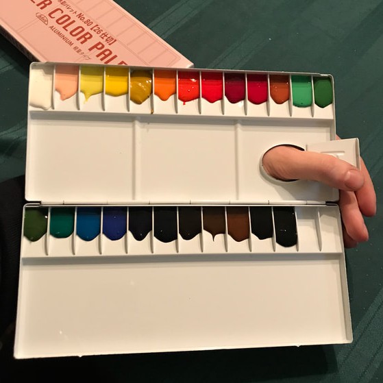 Holbein Aluminum Folding Watercolor Palettes