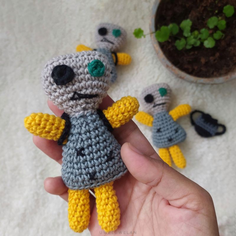 [Ready Stock] Mang Tae Amigurumi / Boneka rajut Mangtae