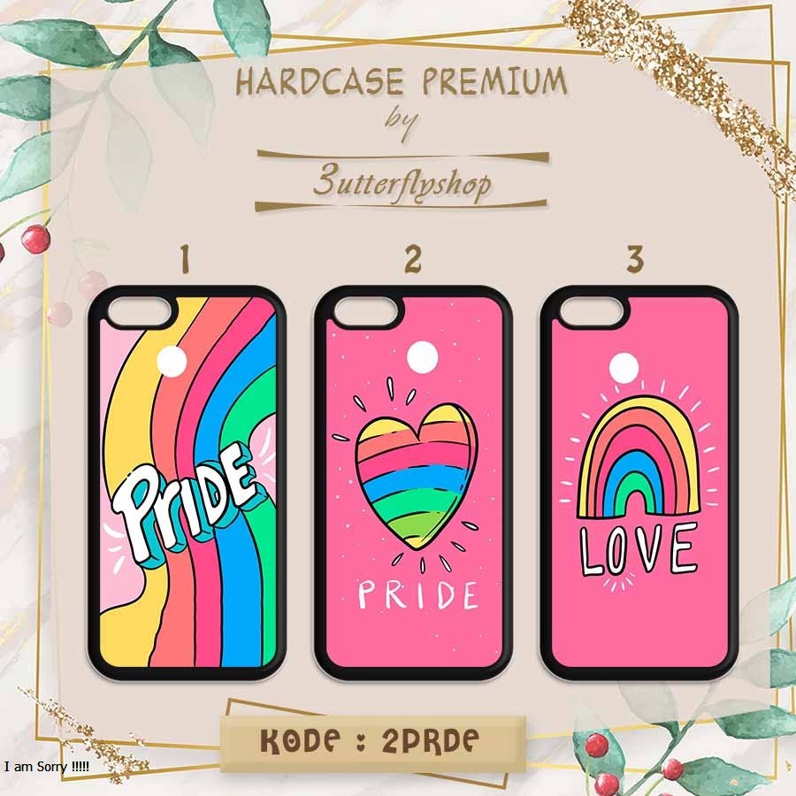 [HARDCASE] Pride Rainbow Love case Oppo Vivo Realme Redmi Xiaomi Samsung Iphone