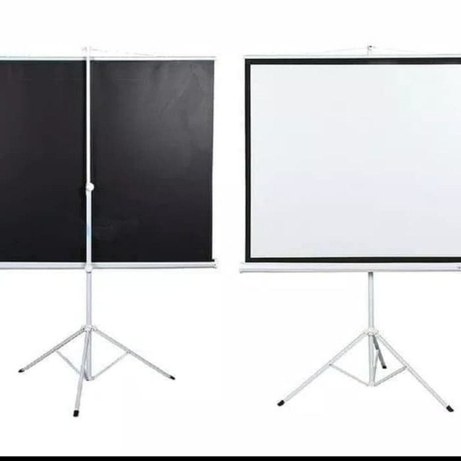 Tripod Screen Projector (Layar Proyektor 84&quot;)