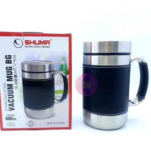 Shuma S/S Double Wall Vacuum Mug BG 600 ml Stainless Gelas Termos