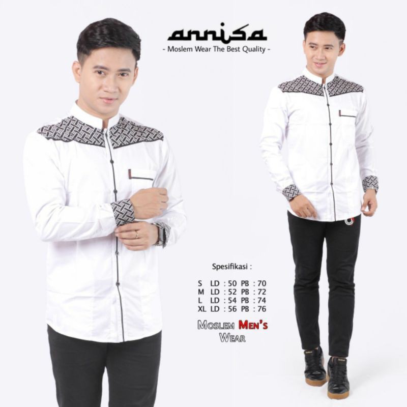 baju koko pria syubbanul muslimin koko azzahir koko baju batik koko elrumi