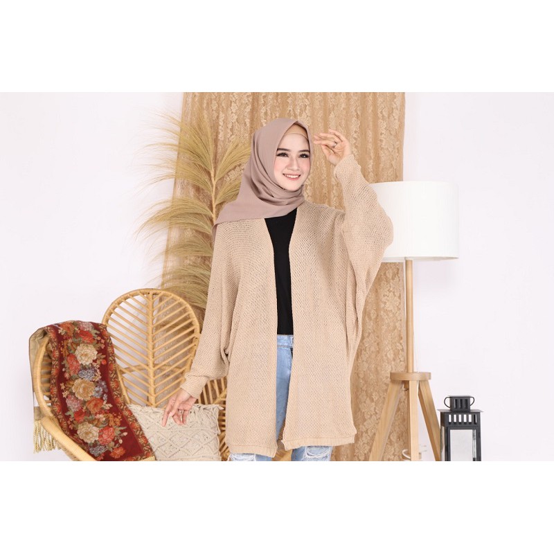 FX SHOP KARMILA OUTER TUNIK RAJUT OVERSIZE