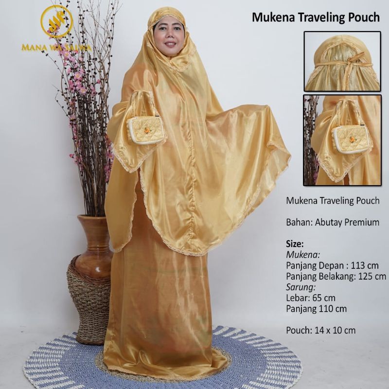 Mukena Traveling Pouch Tidak Bisa Pilih Warna