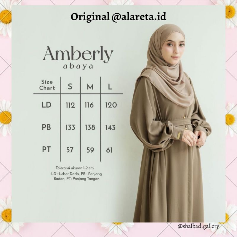 Amberly Abaya ORIGINAL by @alareta.id