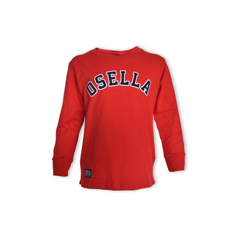 Osella kids T-shirt Long Slevee Print Osella Red Print-10 y