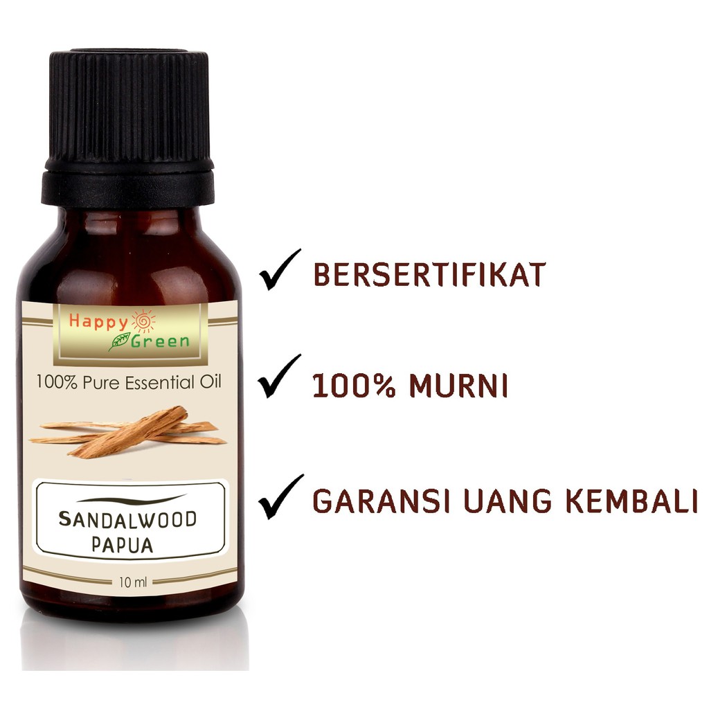 Happy Green Sandalwood Papua Essential Oil - Minyak Santalum Macgregorii