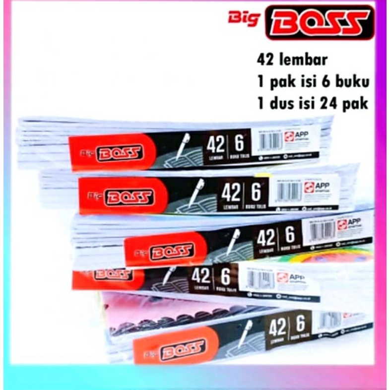 

BUKU TULIS BIG BOSS ISI 6