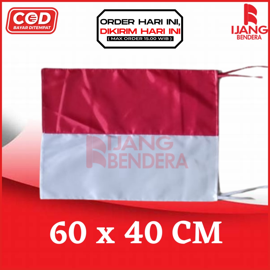 Jual Bendera Indonesia Kecil Ukuran 60 X 40 Cm Bendera Merah Putih Bendera Kemerdekaan 0617