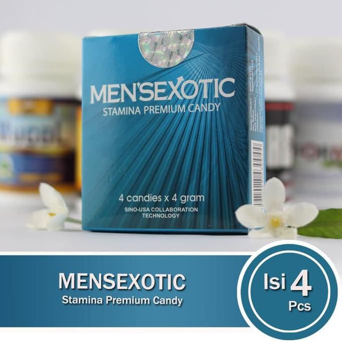 Open Ds] Permen Stamina Mensexotic Original 4 Pcs Untuk Vitalitas Pria