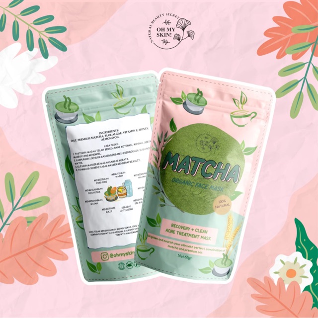 Oh MySkin Organic Mask(Masker Matcha)