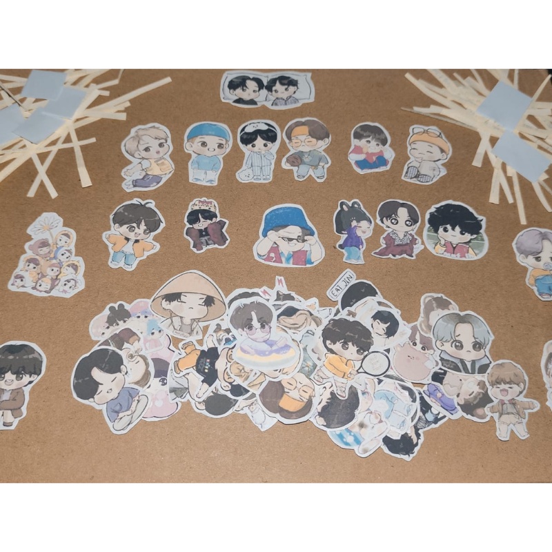 

(MIN BELI 10 BIJI) STIKER / STIKER AESTHETIC RANDOM BTS MURAH