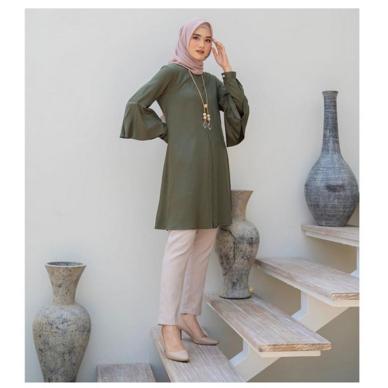 TUNIK TERBARU/LURI TUNIK BAHAN SHAKILA PREMIUM FIT TO L-XL