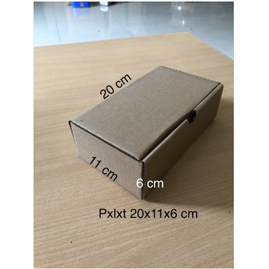 

box kardus kue size 20x11x6
