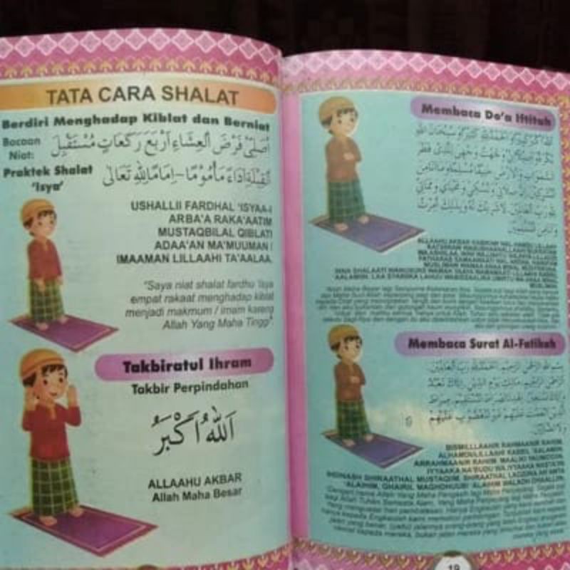 buku materi belajar shalat dan berdoa,juz'amma (15×24cm)