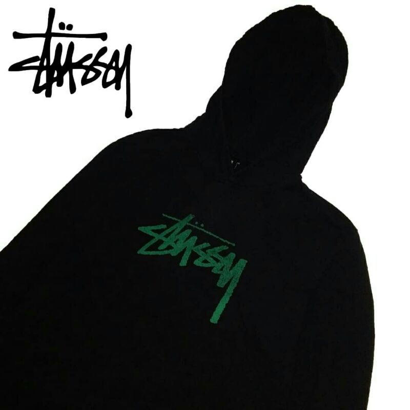 Long Sleeve Hoodie Stussy Second Bekas Preloved Original