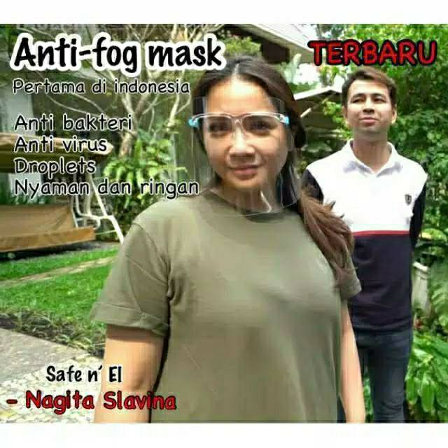 READY..FACE SHIELD NAGITA ANTI FOG / GROSIR LEBIH MURAH  / PACKING DUS DAN BERGARANSI