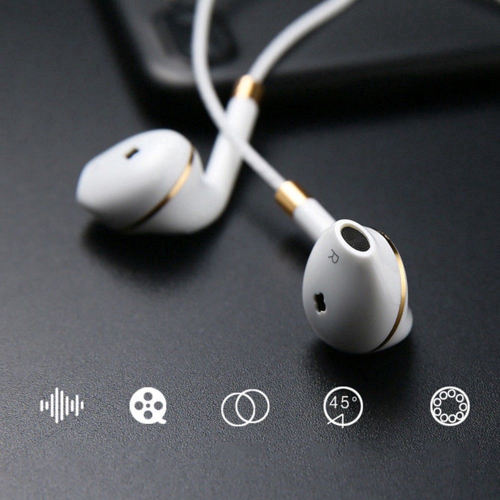 Earphone In-Ear Stereo Super Bass 3.5mm dengan Mic