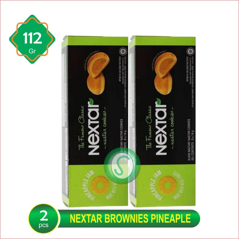 Nextar Brownies Pineapple 112 gr (2pcs)