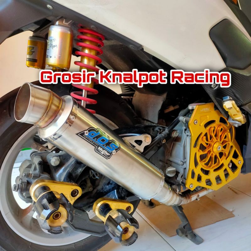 Knalpot Nmax DOS Stainless tebal