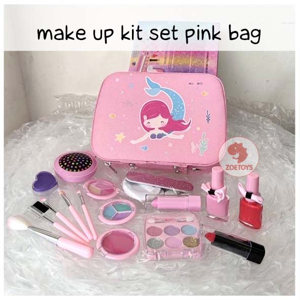 Zoetoys Make Up Kit Set | Washable Makeup Set Toy | Pretend Play Makeup dengan Fungsi Asli | Mainan Anak Beauty Set Dress Up Princess Anak Cewek | Cari Kado Edukasi Edu Toys Natal