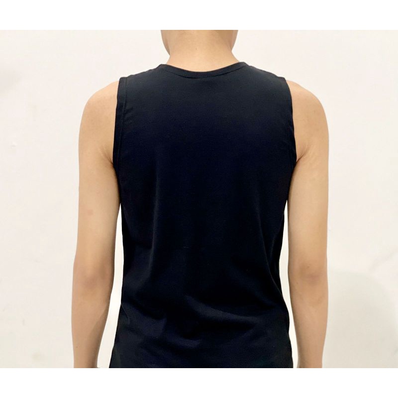 Kaos dalam Dewasa singlet tanktop pria Jumbo warna polos katun spandex premium 2021