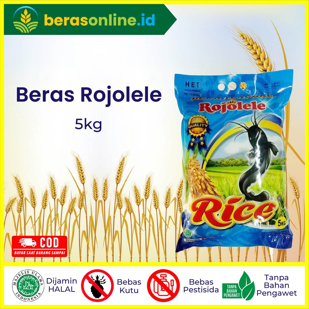 

Beras Online - Beras ROJOLELE 5kg
