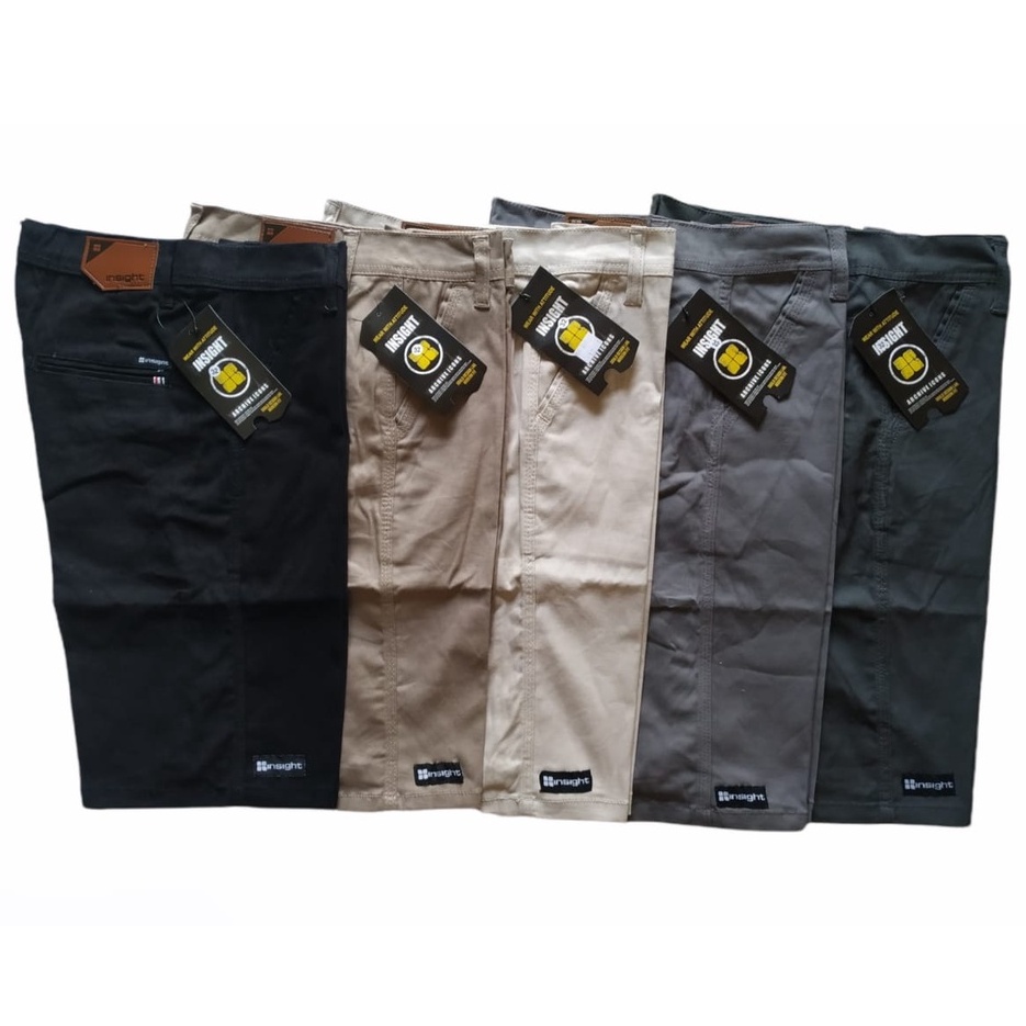 Celana pendek pria chino kualitas premium size 27-44