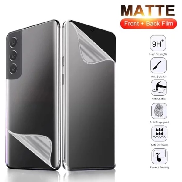 PAWNY MATTE HYDROGEL anti gores SAMSUNG S22 / S22 PLUS / S22 ULTRA / S21 / S21 PLUS / S21 ULTRA / S21 FE / S20 FE / S20 / S20 PLUS / S20 ULTRA