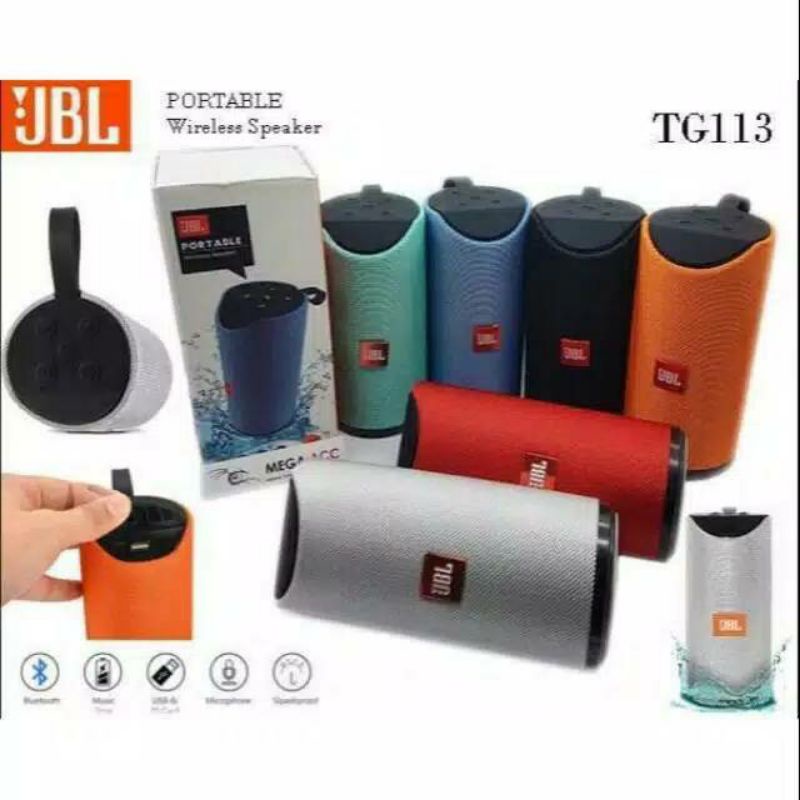 SPEAKER BLUETOOTH/SPEAKER PORTABLE JBL TG-113 WIRELESS SUPER BASS