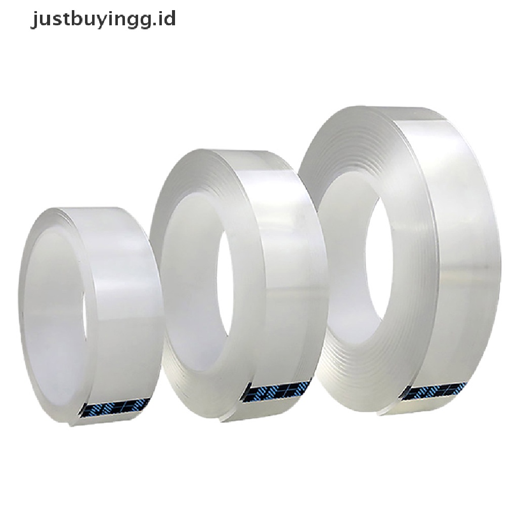 (Justbuyingg.Id) Double Tape Nano Transparan Bisa Dicuci / Dipakai Ulang