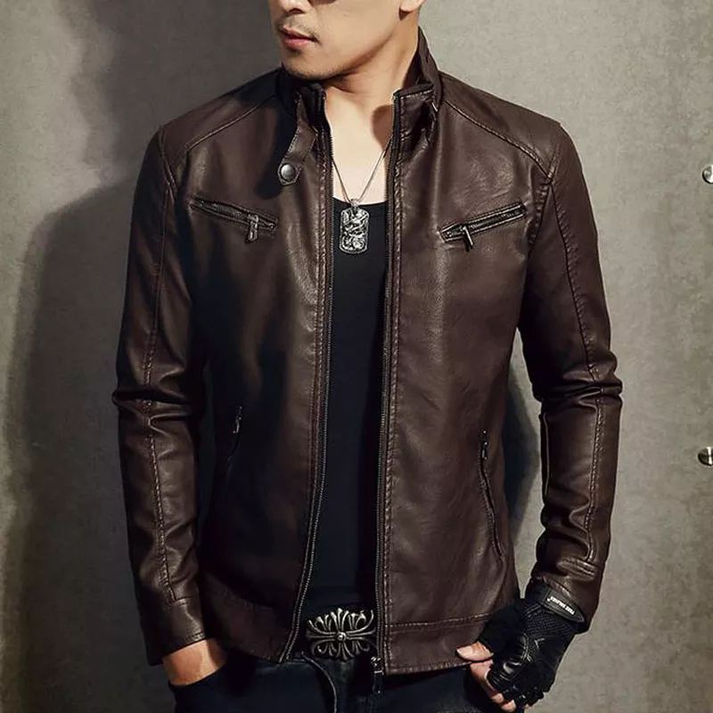 jaket motor kulit