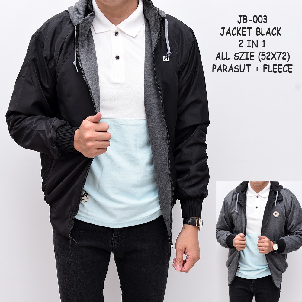 Jacket Black 2 in 1