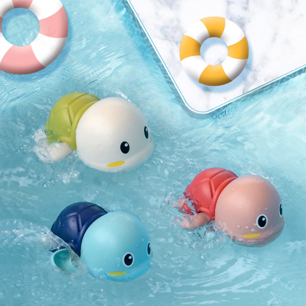 BEVAVAR Mainan Mandi Anak Bayi Bentuk Penyu Baby Bath Toys