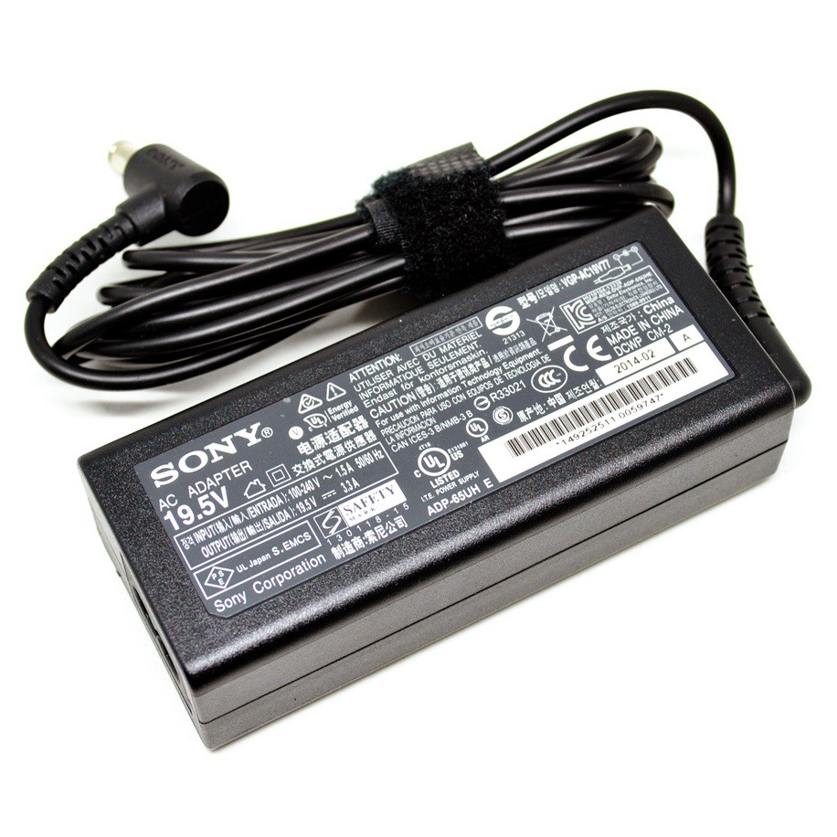 Original Adapter SONY 19.5V 3.3A (6.0*4.4mm) 65 Watt /  VGP-AC19V43  VGP-AC19V48 VGP-AC19V49 - NEW