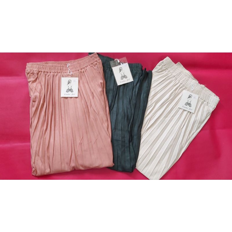 Rok prisket suede LONDON GIRL import panjang 80cm & 95cm | rok prisket suede hitam coksu navy brown-Dustypink