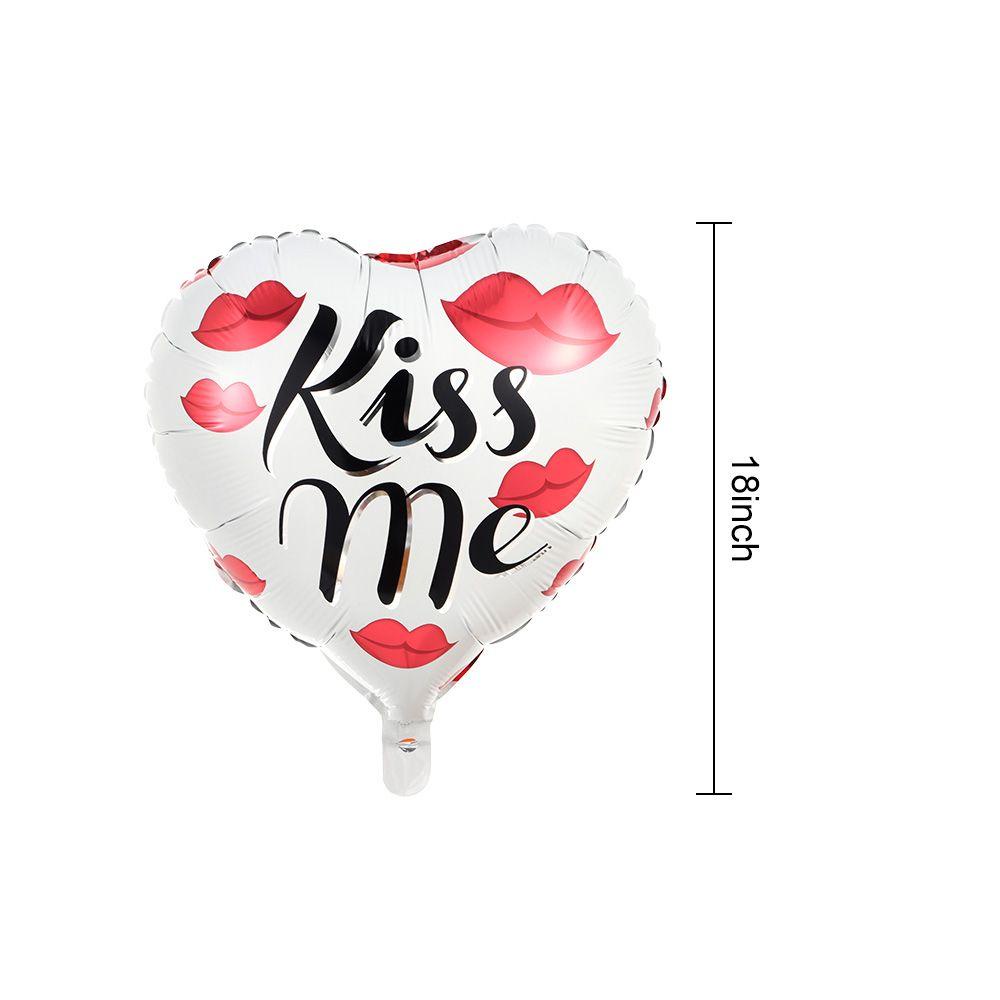 Solighter 5 Pcs 18 Inch Aluminium Foil Balon Kualitas Tinggi Globos Hadiah Pernikahan Nikmat Hari Valentine