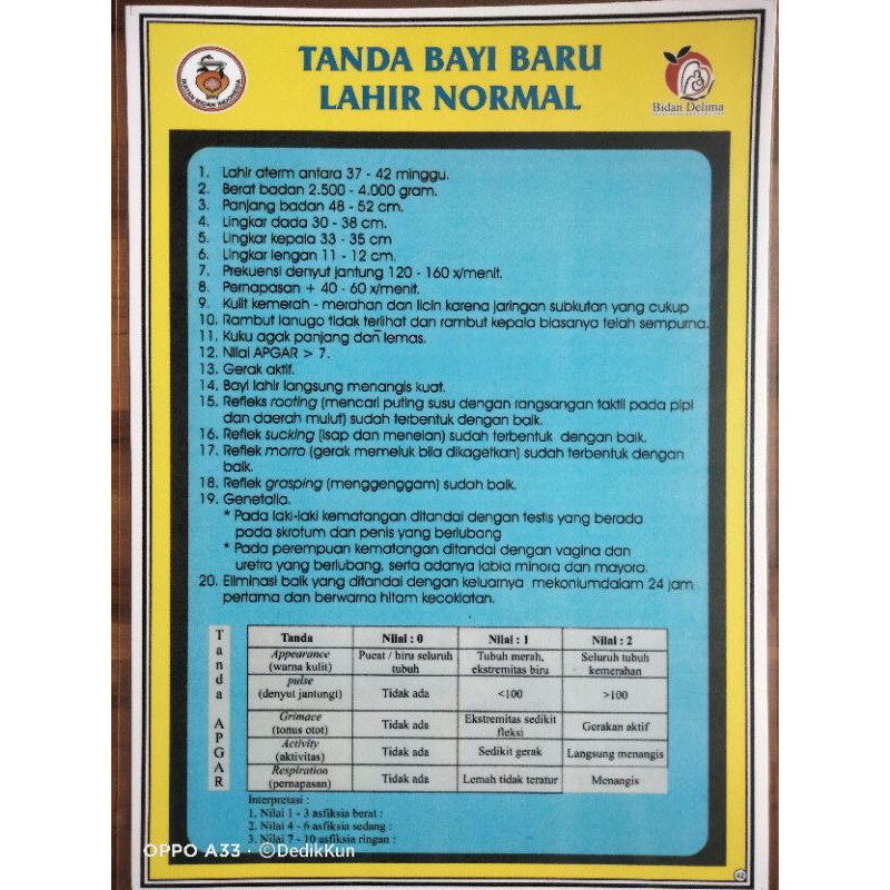 42 Poster Tanda Bayi Baru Lahir Normal Shopee Indonesia
