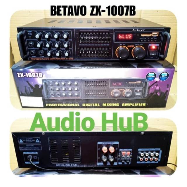 AMPLI BETAVO ZX 1007B AMPLIFIER BETAVO ZX1007B ZX 1007 B BLUETOOTH