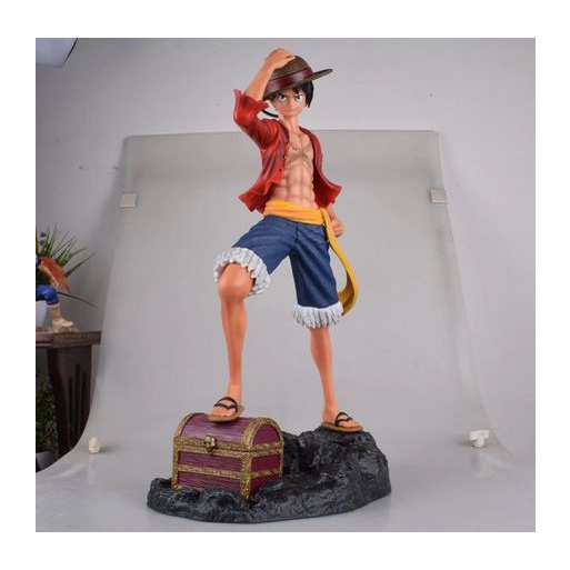 PROMO ANIME FIGURE ONE PIECE MONKEY D LUFFY TREASURE GK 2 STATUE BIG