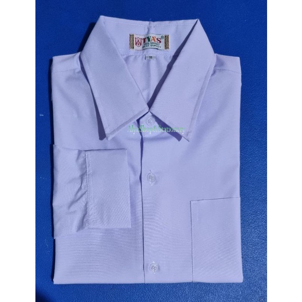 Seragam Sekolah Merek TYA'S Baju Kemeja Putih PANJANG | Tyas