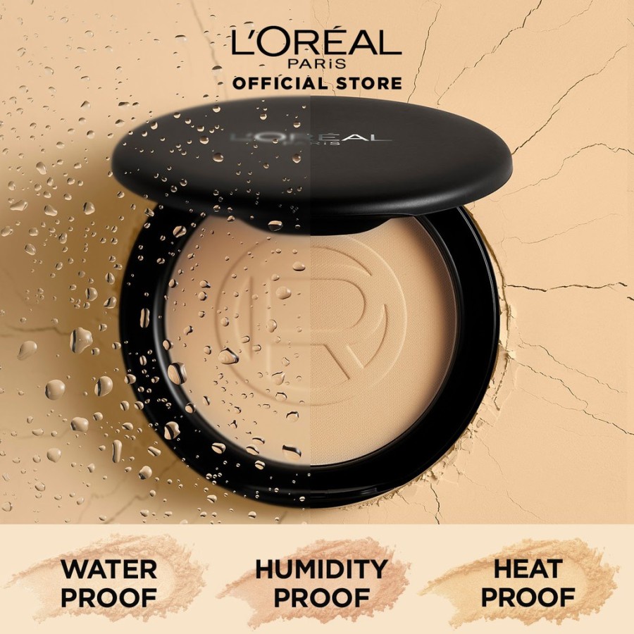 ★ BB ★ L’Oreal Paris Infallible Oil Killer High Coverage Powder (Natural Matte &amp; 24 Jam Oil Control) - LOREAL Lasting Powder