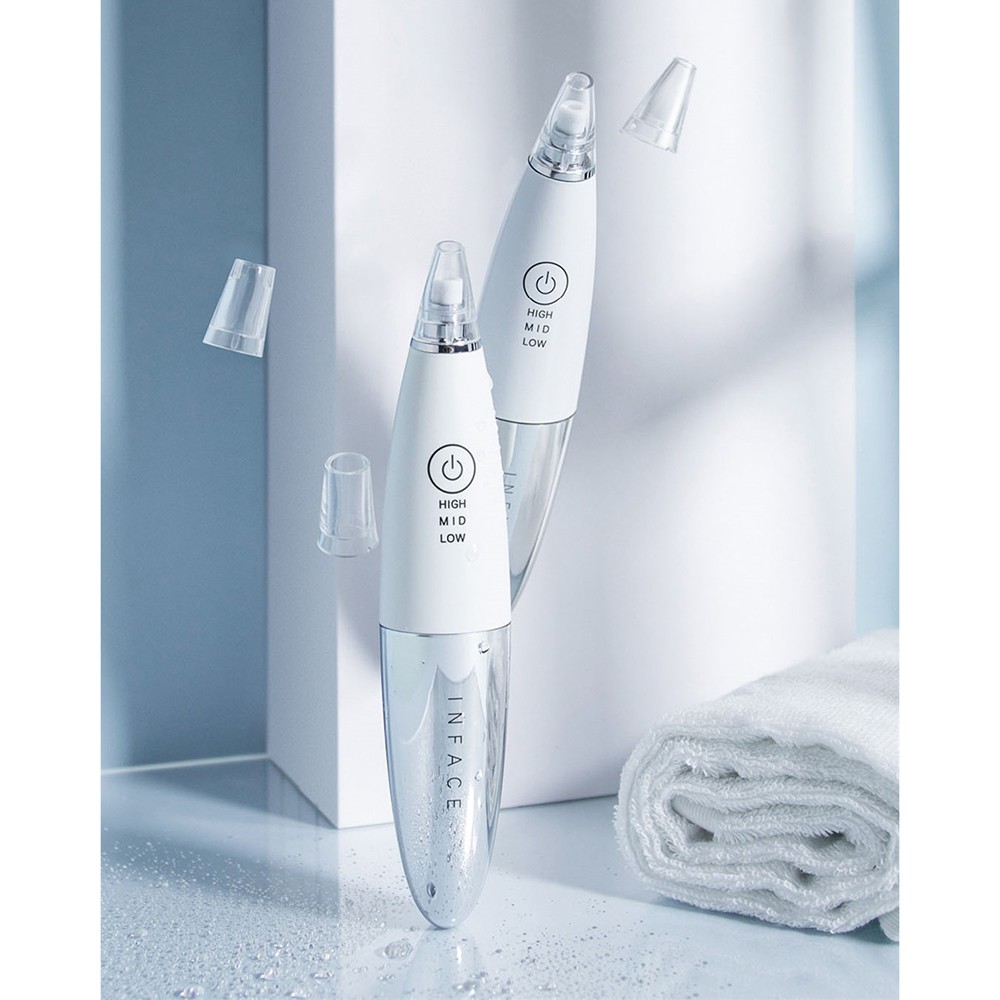 Xiaomi InFace Alat Pembersih Komedo Wajah Elektrik Blackhead Vacuum Suction - MS7000 - White