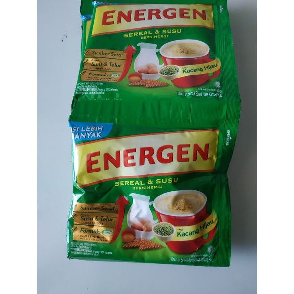 

Energen Kacang Hijau renteng isi 10