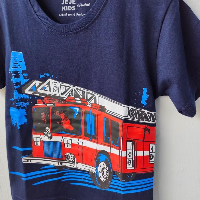 ❂ Kaos anak laki laki JEJE KIDS mobil Damkar ✶