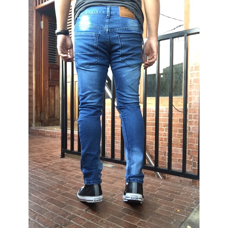 CELANA SOBEK JEANS PRIA/CELANA FASHIOM/RIPPED JEANS/ P&amp;B IMPORT BIO