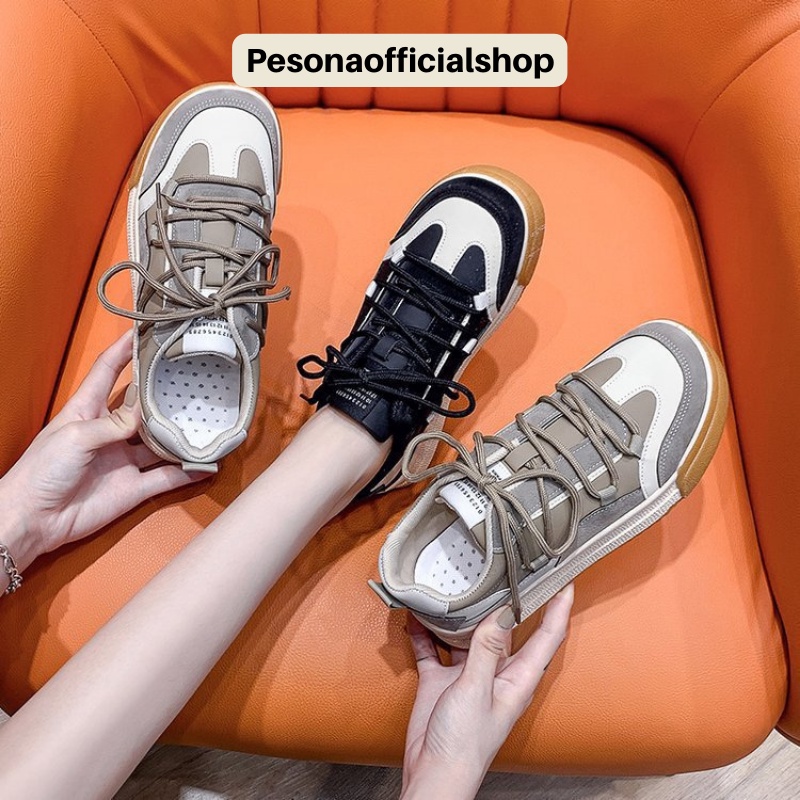 COD POS FS8802 Sepatu Sneakers Wanita Import Premium