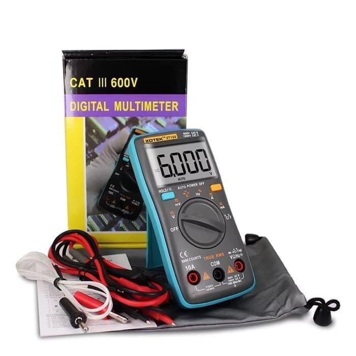 Measuring Digital Multimeter Zotek Zt102 Catiii Auto Range Multitester Avo Meter