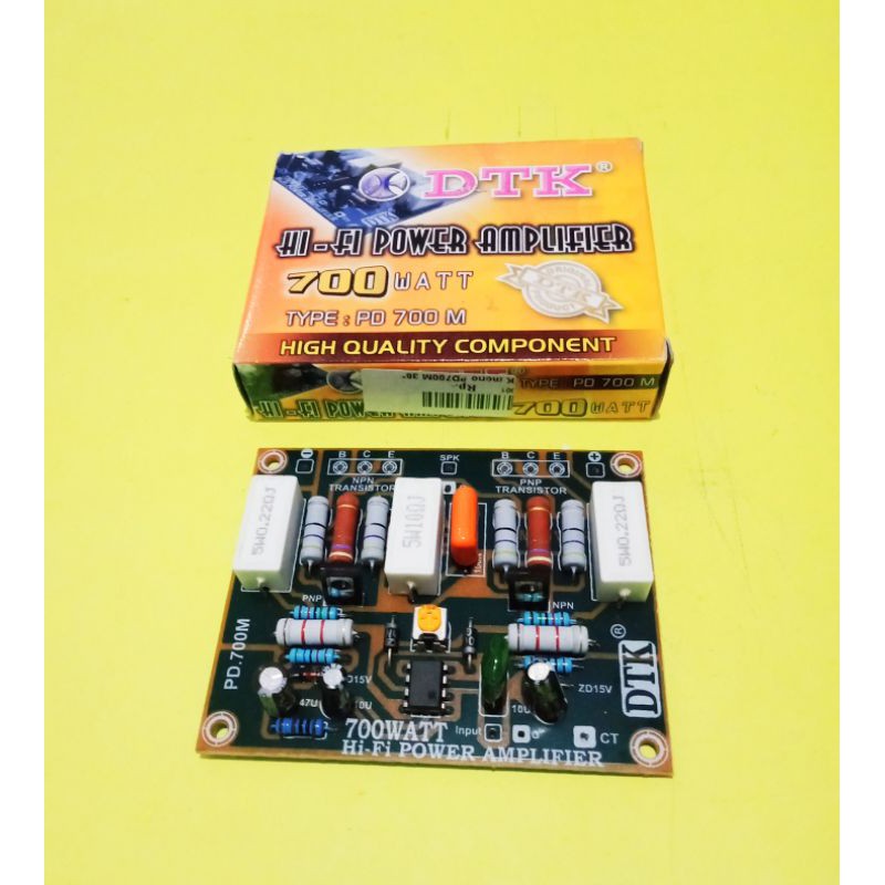 TERSEDIA DTK HI-FI Power Amplifier 700 Watt Mono Out Kolektor PD 700 M **