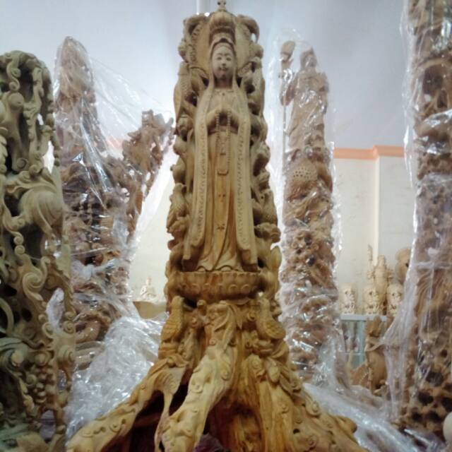 Patung Cendana Bunda Maria Cendana Akar Bunda Yesus Harum & Wangi